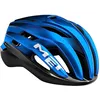 Image de MET Trenta MIPS NEG/Blue Metal.Mate Gloss T Casque Mixte Adulte, Multicolore (Multicolore), S