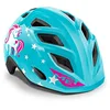 Image de MET Kinder Fahrradhelm Elfo, 46-53 cm, Einhorn - Blau, 5700031