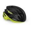 Image de Casque de Cyclisme de Route MET Estro - Taille M (56-58 cm) - Noir/Jaune Citron métallisé