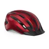 Image de MET Downtown Casque Rouge Brillant S, M, 52-58