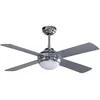 Image de Niklas - Ventilateur Plafonnier 2en1 Eclairage 4 pales 60 W 3 vitesses Ø 121 cm Télécommande de contrôle incluse