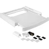 Image de Wpro SKS 100 kit de superposition universel avec tablette pour lave-linge/seche-linge 60 x 60 cm