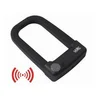 Image de ANTIVOL VELO U AVEC ALARME SONORE 125x200x35mm SILICONE NOIR CLE (PROTEGE LA PEINTURE DES CHOCS)