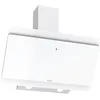 Image de Candy CVMA - Hotte aspirante 90 cm, 4 niveaux de puissance, 213 W, 620 M3/h, valve anti-retour, minuteur, filtres carbone, panneau aluminium anti-graisse, éclairage LED, 60 dB, verre blanc