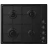 Image de CANDY CHW6LBB, 4foyers gaz, Email noir CHW6BLB