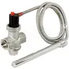 Image de Caleffi, Soupapes de Sécurité Thermiques ST543, Chaudières équipées de Serpentin de Sécurité ou d'un Ballon E.C.S., Corps en Laiton matricé chromé, Ressort acier inox, Joints EPDM, Raccords 3/4 "F
