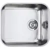 Image de Smeg UM45 | Évier de cuisine suspendu en acier inoxydable | Collection : ALBA | 47 x 42 cm | Couleur/Finition : Inox