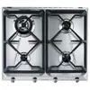 Image de Plaque de cuisson gaz 4 foyers - coloris argent - l.59,5 x P.50 x H.3 cm - Smeg SRV564GH3
