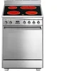 Image de Cuisinière SMEG cx68 cm8 Stand acier inoxydable bäter Zone 60 cm Cuisinière électrique de cuisson Cuisson