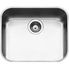 Image de Smeg UM50 | Évier de cuisine suspendu en acier inoxydable | Collection : ALBA | 53.8 x 43.6 cm | Couleur/Finition : Inox