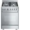 Image de Smeg Elite GP61X9 - Cuisinière - pose libre - largeur : 60 cm - profondeur : 60 cm - hauteur : 86 cm - avec système auto-nettoyant - classe A - acier inoxydable en occasion ou reconditionné