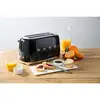 Image de Grille-pain 4 tranches noir 1500 W TSF02BLEU Smeg
