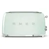 Image de Smeg, Grille-pain 4 Tranches TSF02PGEU, 2 Fentes 36 mm, 6 Niveaux de Brunissage, Fonction Chauffage, Décongélation et Bagel, Éjection Automatique du Pain, Ramasse Miettes, 1500 W, Vert Pastel