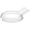 Image de Smeg, Couvercle Verseur Anti-éclaboussures SMPS01, Aaccessoire Robot Pâtissier, avec Bec Verseur, Corps en Plastique Transparent, Compatible avec SMF02, SMF03, SMF13 avec Bol en Inox