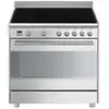Image de Cuisinière vitrocéramique 90 cm SMEG SCD91CMX9