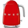 Image de Smeg, Bouilloire Électrique KLF03RDEU 1,7 L, Filtre Anticalcaire Lavable, Arrêt Automatique de Sécurité, Indicateur de Niveau d'Eau, Base Antidérapante, Range Cordon, Puissance 2400W, Rouge