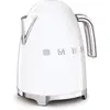 Image de Smeg, Bouilloire Électrique KLF03WHEU 1,7 L, Filtre Anticalcaire Lavable, Arrêt Automatique de Sécurité, Indicateur de Niveau d'Eau, Base Antidérapante, Range Cordon, Puissance 2400W, Blanc
