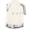 Image de Smeg, Bouilloire à Température Variable KLF04CREU 1,7 L, Plusieurs Température, Filtre Anticalcaire Lavable, Arrêt Automatique de Sécurité, Indicateur de Niveau d'Eau, Enrouleur de Câble, 2400W, Crème