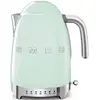 Image de Smeg, Bouilloire à Température Variable KLF04PGEU 1,7 L, Plusieurs Température, Filtre Anticalcaire Lavable, Arrêt Automatique de Sécurité, Indicateur de Niveau d'Eau, Range Câble, 2400W, Vert d'Eau