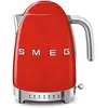 Image de Smeg, Bouilloire à Température Variable KLF04RDEU 1,7 L, Plusieurs Température, Filtre Anticalcaire Lavable, Arrêt Automatique de Sécurité, Indicateur de Niveau d'Eau, Range Câble, 2400W, Rouge