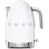 Image de Smeg, Bouilloire à Température Variable KLF04WHEU 1,7 L, Plusieurs Température, Filtre Anticalcaire Lavable, Arrêt Automatique de Sécurité, Indicateur de Niveau d'Eau, Range Câble, 2400W, Blanc