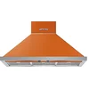 Image de Hotte decorative murale Smeg KPF9OR - Hotte aspirante Pyramide - largeur 90 cm - Débit d'air maximum (en m3/h) : 797 - Niveau sonore Décibel mini. / maxi. (en dBA) : 50 / 72