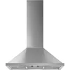 Image de Hotte decorative murale Smeg KPF9X - Hotte aspirante Pyramide - largeur 90 cm - Débit d'air maximum (en m3/h) : 797 - Niveau sonore Décibel mini. / maxi. (en dBA) : 50 / 72