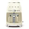 Image de Smeg, Machine à Café Filtre DCF02CREU, Fonction Arôme et Autostart, Carafe en Verre Jusqu'à 12 Tasses, 2 Niveaux d'Intensité, Mode Maintien au Chaud, 1050 W, Crème