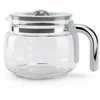 Image de Carafe en verre avec poignée chromée d'origine Cafetière, Machine à Café DCGC01, 697650076 SMEG Cafetière, Machine à Café DCGC01, 697650076 SMEG