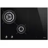 Image de Smeg PM3743D - Table de cuisson mixte induction et gaz - 4 plaques de cuisson - Niche - largeur : 71.9 cm - profondeur : 48.2 cm - avec bord droit - noir en occasion ou reconditionné
