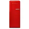 Image de Réfrigérateur congélateur à poser ouverture gauche Smeg FAB28LRD5 244L / 26L rouge