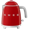 Image de Smeg, Petite Bouilloire Électrique KLF05RDEU 0,8 L, Filtre Inox, Arrêt Automatique de Sécurité, Indicateur de Niveau d'Eau, Base Antidérapante et Range Cordon Intégré, Puissance 1400W, Rouge