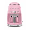 Image de Smeg, Machine à Café Filtre DCF02PKEU, Fonction Arôme et Autostart, Carafe en Verre Jusqu'à 12 Tasses, 2 Niveaux d'Intensité, Mode Maintien au Chaud, 1050 W, Rose