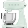 Image de Smeg, Robot Pâtissier SMF03PGEU, 10 Niveaux de Vitesse, Fonction Mise en marche progressive, Bol 4,8 L, Verrouillage Moteur de Sécurité, 3 Batteurs, Crochet et Couvercle Fournis, 800W, Vert d'Eau