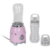Image de Smeg, Mini-blender Compact PBF01PKEU, 2 Niveaux de Vitesse, Blocage Moteur de Sécurité, 2 bouteilles de 600 ml Fournies, Base Antidérapante, Range cordon Intégré, 300W, Rose