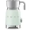 Image de Smeg, Mousseur à Lait Multifonction MFF11PGEU, avec Système à Induction, 6 Programmes Prédéfinis, une Fonction Manuelle, Carafe Amovible 600 ml, Bouchon Doseur, Range Cordon Intégré, 500 W, Vert d'Eau