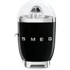 Image de Smeg, Presse Agrumes Électrique CJF11BLEU, Mise en Marche Automatique à Pression, Bec Anti-goutte et Cône Universel, Base Antidérapante, Range Cordon Intégré, 70W, Noir