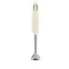 Image de Smeg, Mixeur Plongeant HBF11CREU, Fonction Turbo et Système de Coupe Flowblend, avec Poignée Antidérapante, Range Cordon Intégré, Accessoires Non Inclus, Puissance 700W, Crème