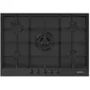 Image de Plaque gaz Smeg PX375MB Noir Mat en occasion ou reconditionné