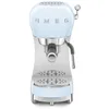 Image de Smeg, Machine à Café Expresso Manuelle ECF02PBEU, Système Thermoblock et Buse Vapeur, 4 Fonctions Expresso, Plateau Amovible, Porte Filtre, Réservoir d'Eau 1 L, Dimensions Compactes, 1350W, Bleu Azur
