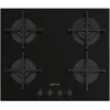Image de SMEG PV264B, Plaque de cuisson à gaz SELEZIONE, Black