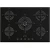 Image de SMEG PV275B, Plaque de cuisson à gaz SELEZIONE, Black