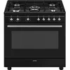 Image de Smeg Concert CX91GMBL cucina Cucina freestanding Elettrico Gas Nero A