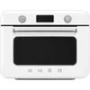 Image de Smeg, Mini Four Combiné COF01WHEU, 10 Fonctions de Cuisson, 33 Recettes Automatiques, Réservoir Amovible, Cuisson à la Vapeur, Fonction de Détartrage, Puissance 1800W, Blanc
