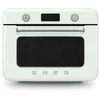 Image de Smeg, Mini Four Combiné COF01PGEU, 10 Fonctions de Cuisson, 33 Recettes Automatiques, Réservoir Amovible, Cuisson à la Vapeur, Fonction de Détartrage, Puissance 1800W, Vert
