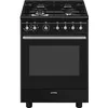 Image de Smeg Concert CX61GMBL cucina Elettrico Gas Nero A