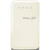 Image de Smeg, FAB5LCR6 Réfrigérateur Minibar Vintage une Porte, 34L, Charnières à Gauche, Froid Statique, 2 Clayettes Réglables, Porte-Bouteilles et Éclairage LED, H 72,5cm, Crème
