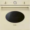 Image de Smeg SF68C1PO Four à Chaleur Tournante, Style Colonial, 60 cm, 6 Programmes, Couleur Crème, Classe énergétique A
