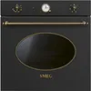 Image de Smeg SF68C1AO Four à Chaleur Tournante, Style Colonial, 60 cm, 6 Programmes, Couleur Anthracite, Classe énergétique A