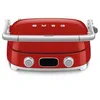 Image de Smeg, MGF01RDEU, Gril Électrique Multifonction 3-en-1, Rouge